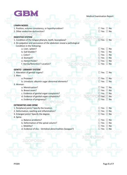 Medical Certificate Dubai (Дубай ОАЭ)